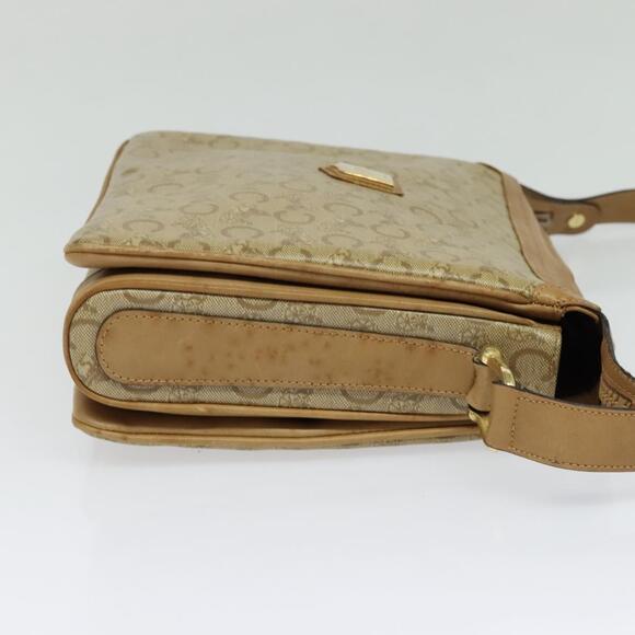 CELINE C Sulky Shoulder Bag Pvc Beige Gold - Picture 5 of 12